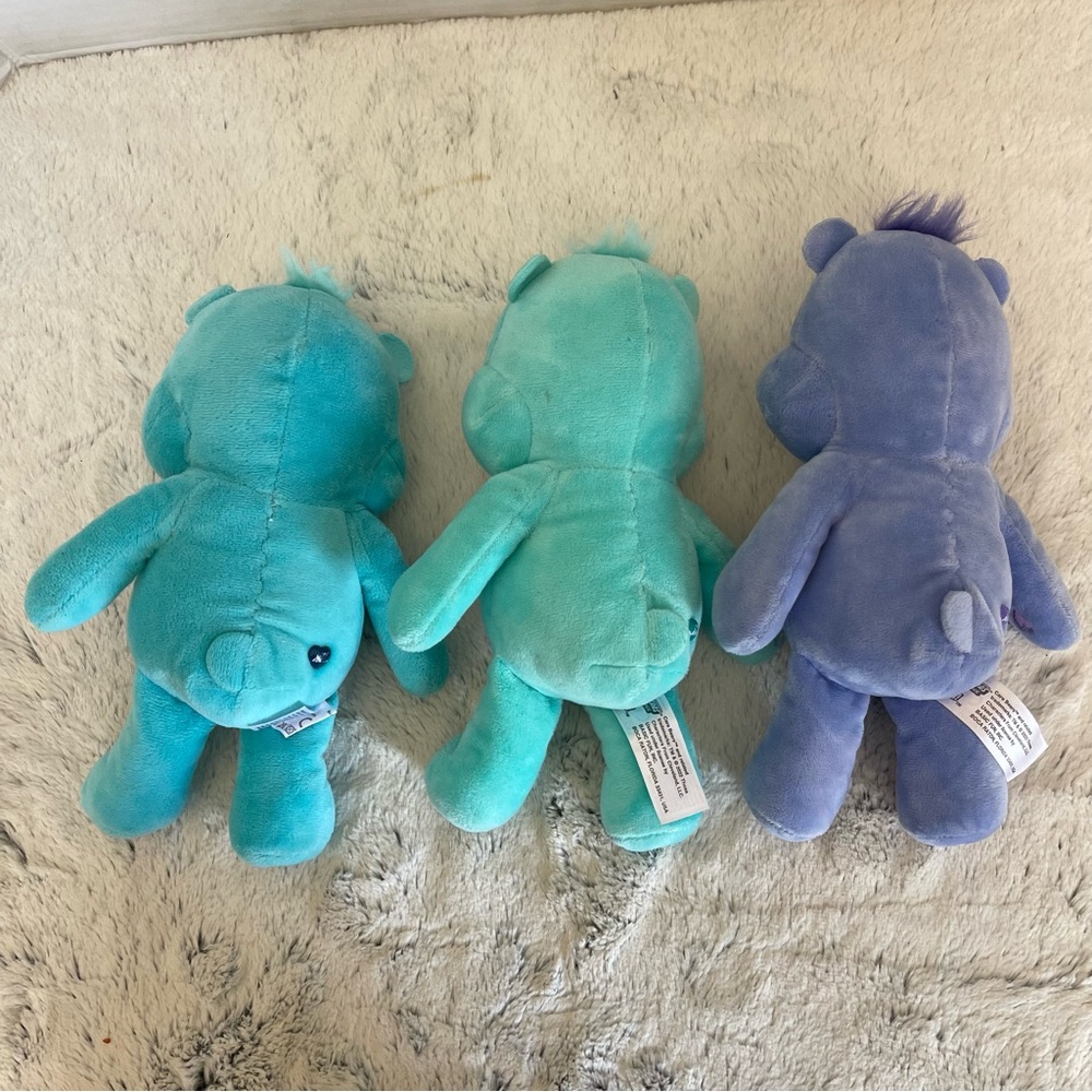 Care Bears Plush Set - Teal and Lavender - Picture 2 of 8